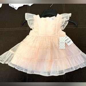 Nordstrom Pink 9 months baby girl  fancy dress NWT